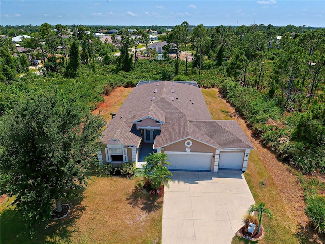 view of birds eye view of property