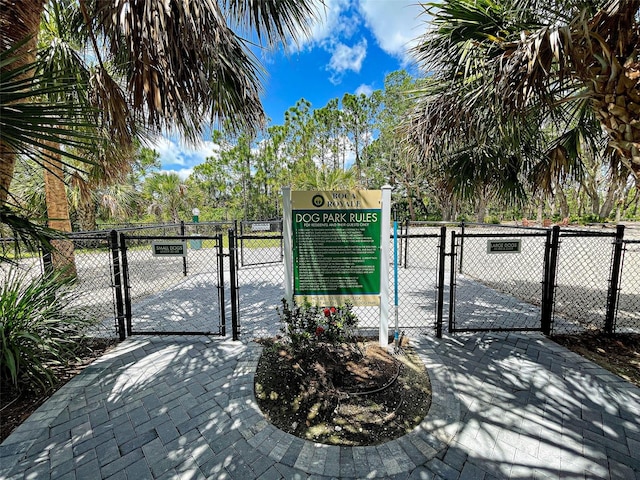 view of gate