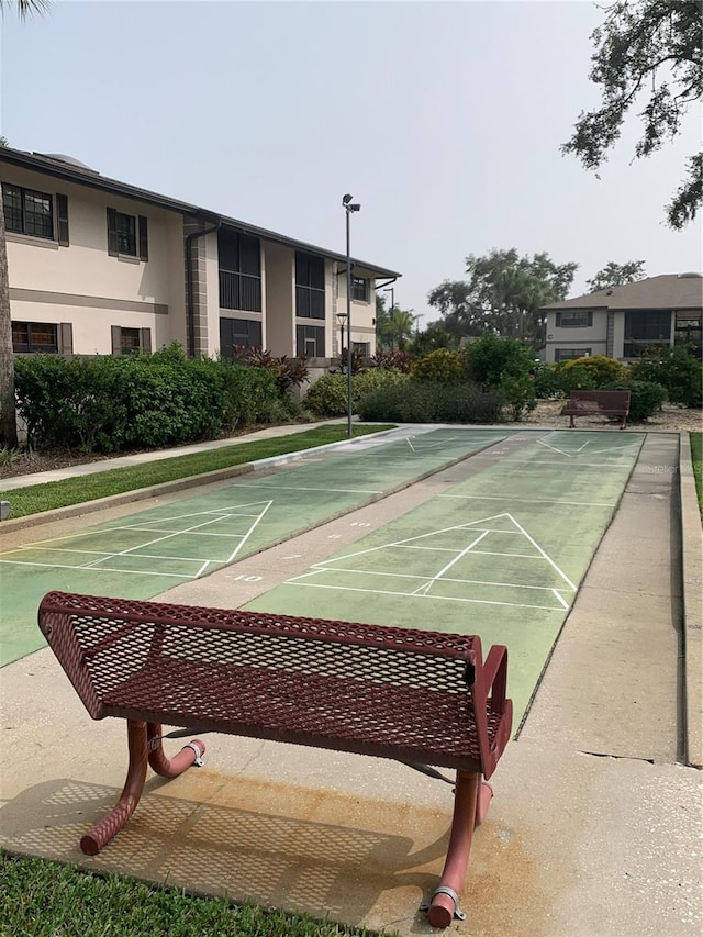 surrounding community with shuffleboard