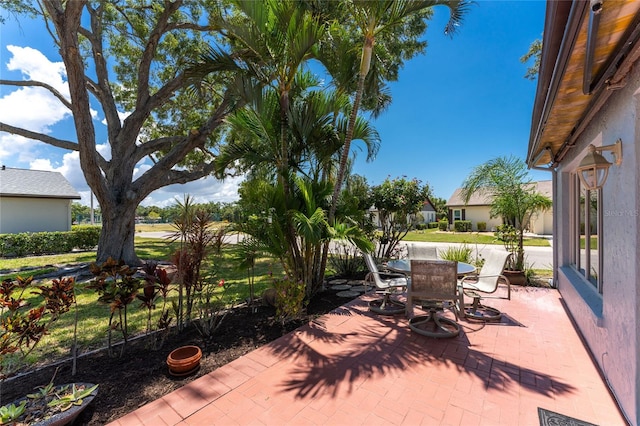 view of patio / terrace featuring outdoor dining area