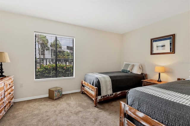 bedroom with carpet flooring