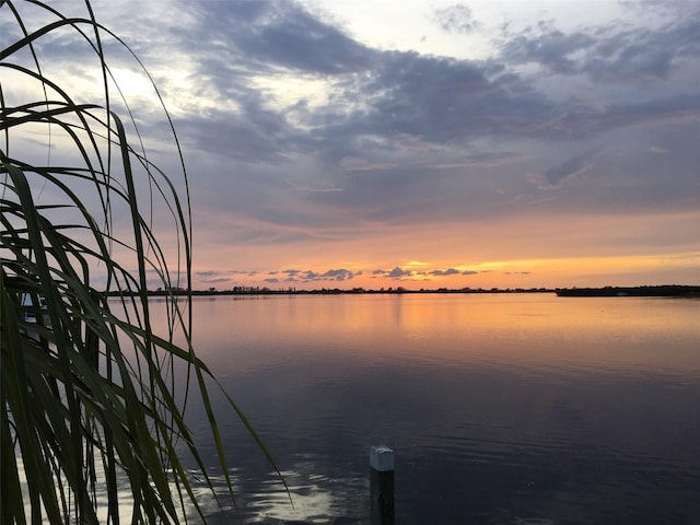 property view of water