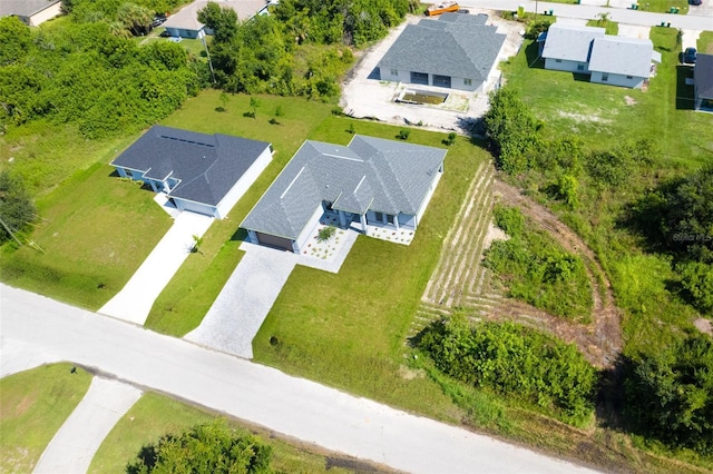 drone / aerial view featuring a residential view