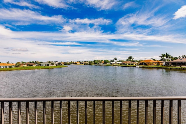 property view of water