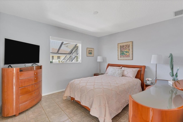 view of tiled bedroom