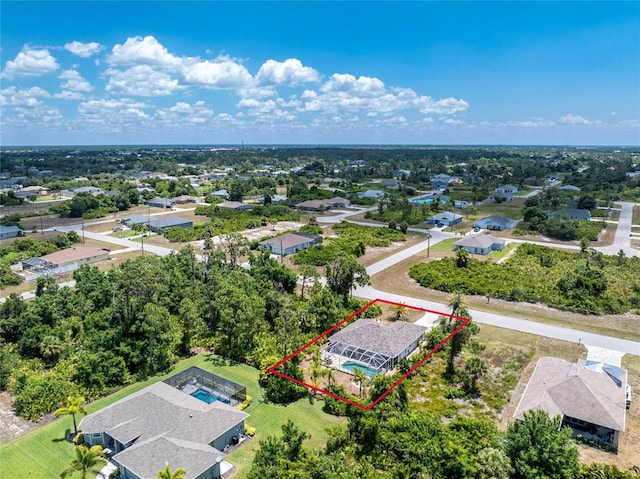 view of aerial view