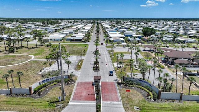 bird's eye view featuring a residential view