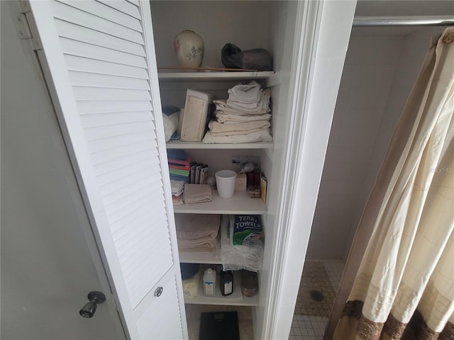 view of closet