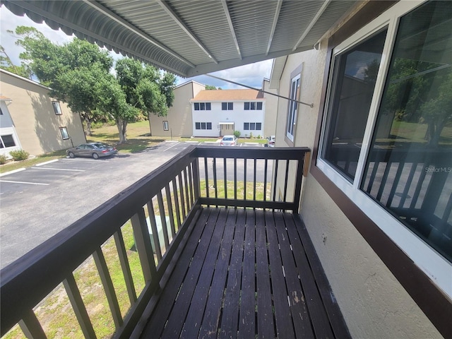 22481 Westchester Blvd Unit B40, Punta Gorda, FL 33980 - wooden deck featuring a residential view