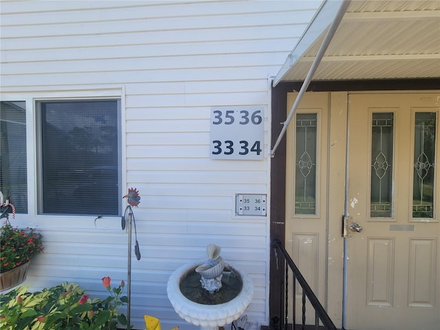 view of entrance to property