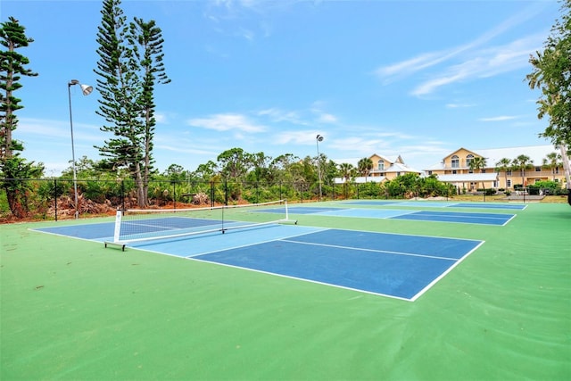 view of sport court featuring basketball court