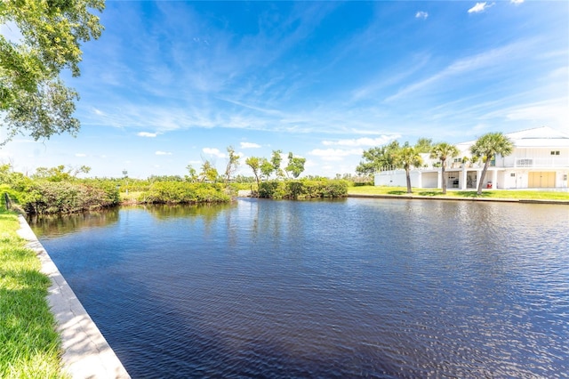 view of water feature