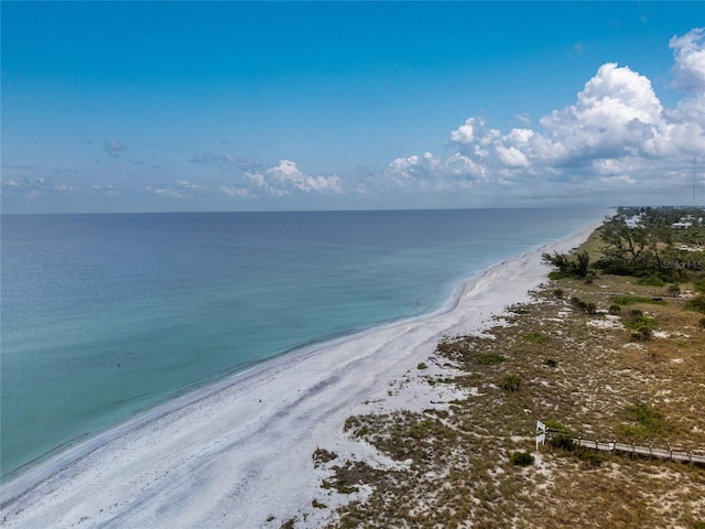 water view with a beach view