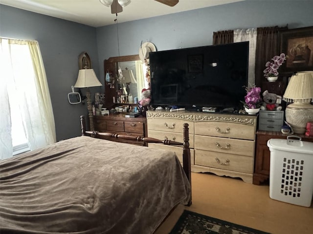 4029 E Sunflower Cir, Labelle, FL 33935 - bedroom with ceiling fan