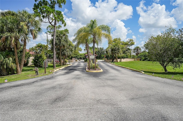 view of road