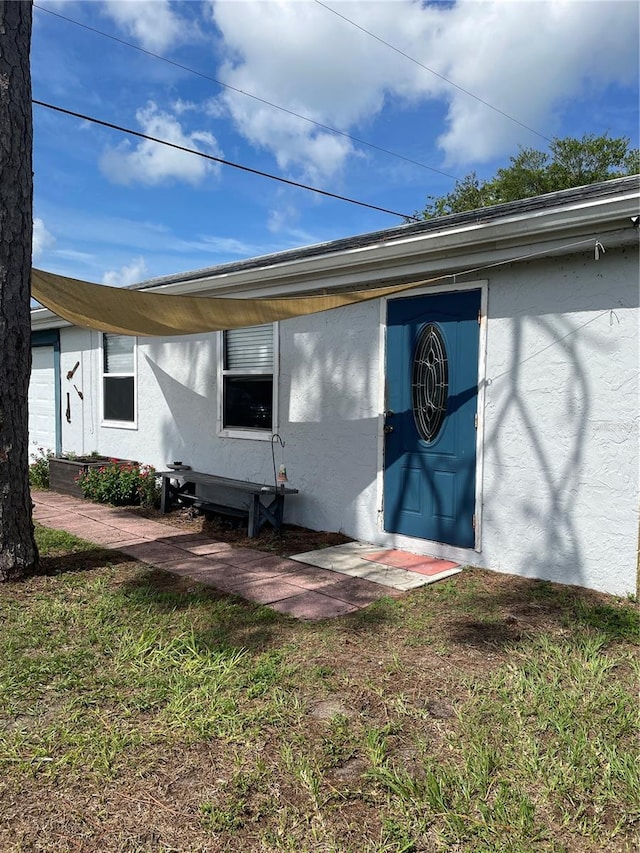 view of back of property