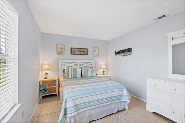 view of tiled bedroom