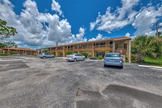 view of vehicle parking