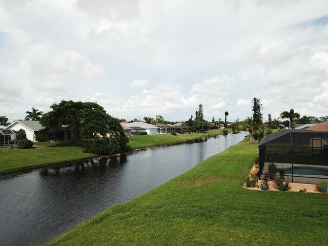 view of water feature