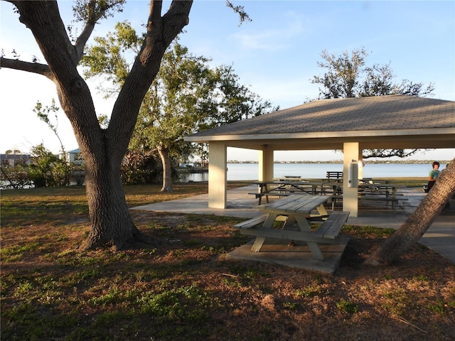 view of property's community featuring a gazebo