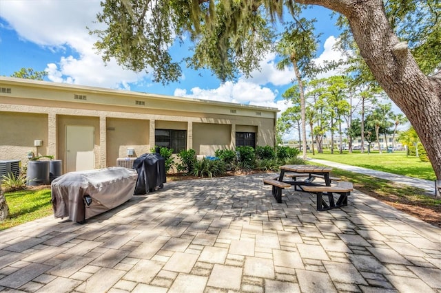 view of patio / terrace with grilling area