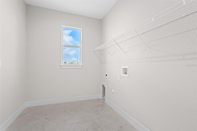 washroom featuring hookup for a washing machine, gas dryer hookup, and electric dryer hookup