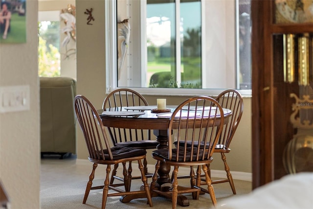 view of dining room