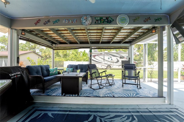 view of patio / terrace featuring outdoor lounge area