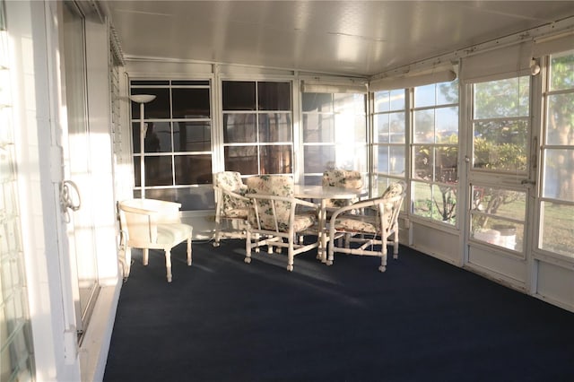 sunroom / solarium with plenty of natural light