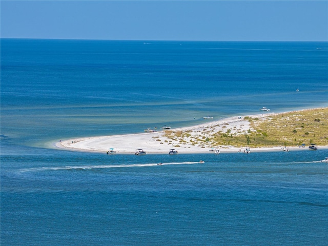 water view featuring a view of the beach