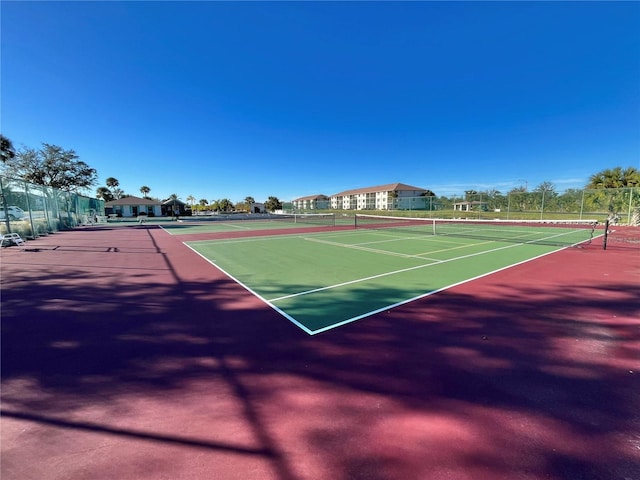 view of sport court featuring basketball court