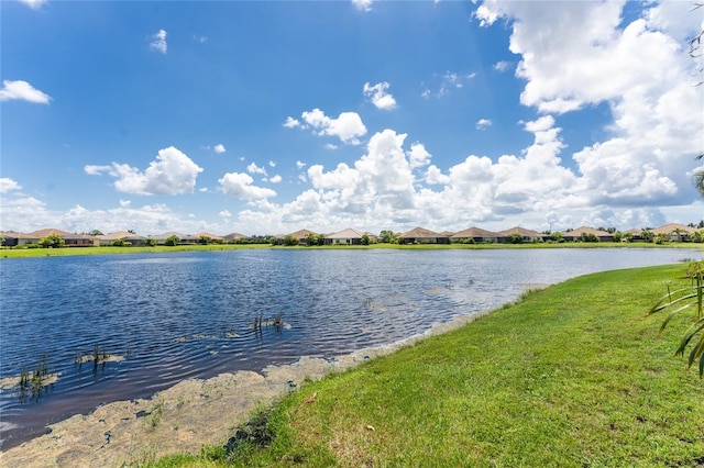 water view featuring a residential view