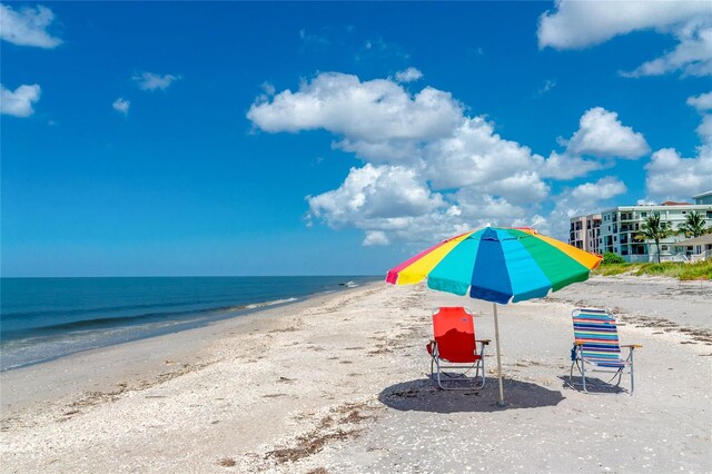 water view with a beach view