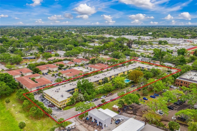 drone / aerial view