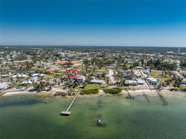 drone / aerial view featuring a residential view