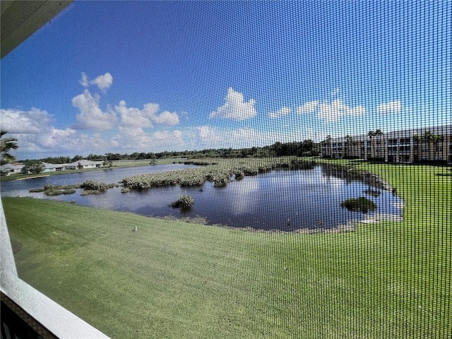 view of water feature