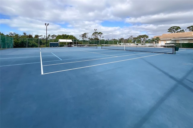 view of sport court