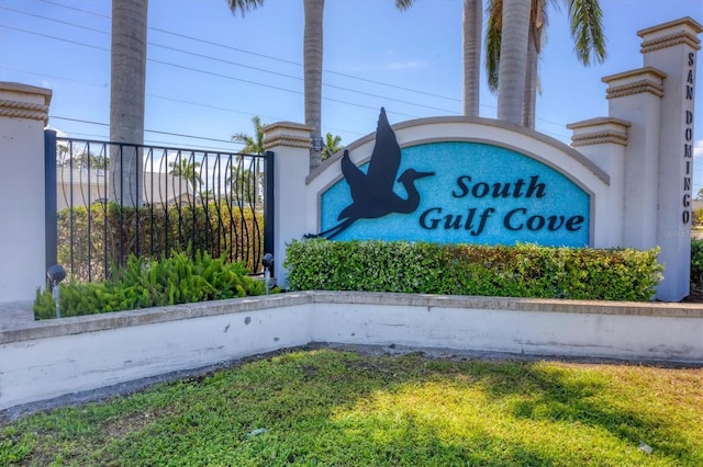 13401 Galveston Ave, Port Charlotte, FL 33981 - view of community sign