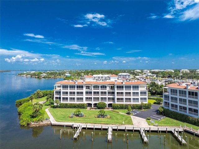 11100 Hacienda Del Mar Blvd Unit 202, Placida, FL 33946 - drone / aerial view with a water view
