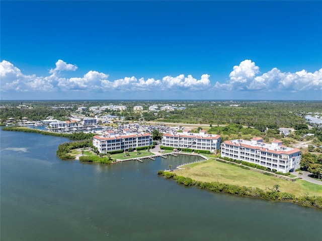11100 Hacienda Del Mar Blvd Unit 202, Placida, FL 33946 - birds eye view of property with a water view