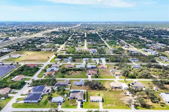 bird's eye view featuring a residential view