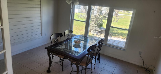 dining room featuring tile patterned floors