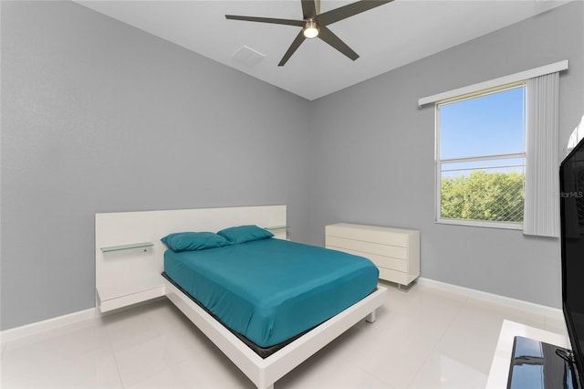 14344 Amestoy Ave, Port Charlotte, FL 33981 - bedroom featuring visible vents, ceiling fan, and baseboards