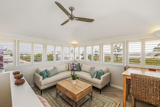 22 Seawatch Dr, Boca Grande, FL 33921 - sunroom with vaulted ceiling