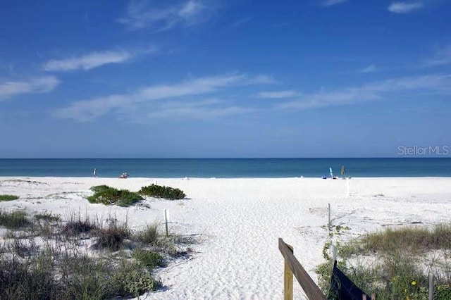 water view featuring a view of the beach