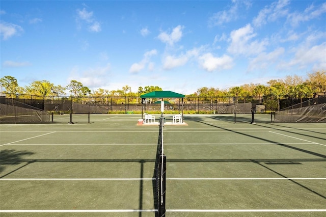 view of sport court