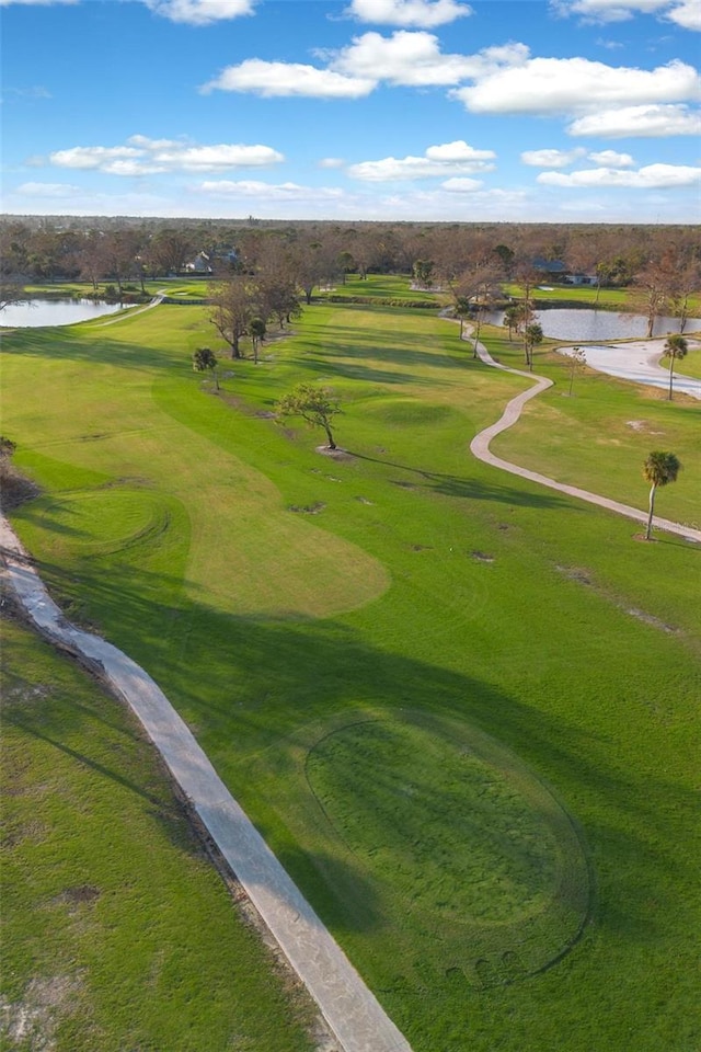 view of property's community featuring a water view