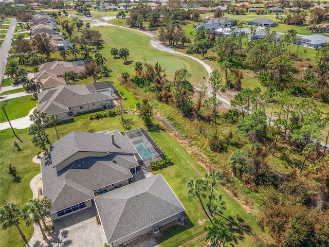 birds eye view of property featuring a residential view