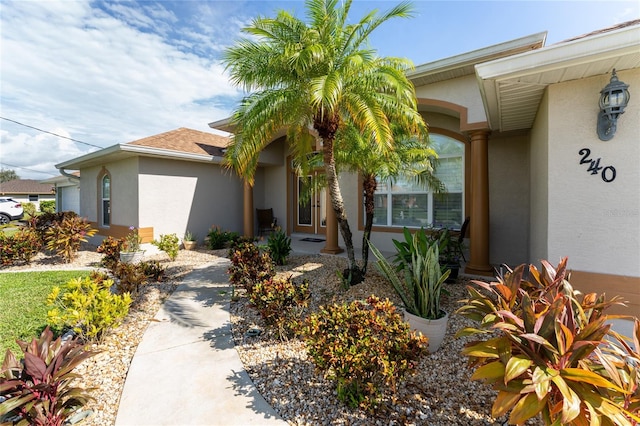 view of front of home