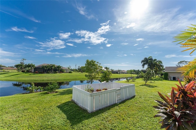 240 White Marsh Ln, Rotonda West, FL 33947 - view of yard with a water view